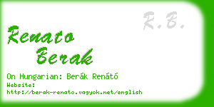 renato berak business card